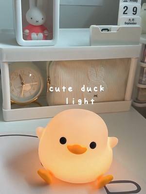 Cute duck light 🎃👻 amazon finds aesthetic room decor #shorts #cute #ducklight #ducklamp #lamp -