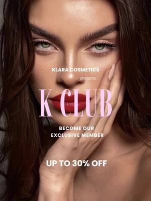 Have you heard of our Exclusive Members Club, where you can save 30% off makeup, skincare and haircare sitewide on klaracosmetics.com  . . #blackfriday #kclub #klaracosmetics #makeuphacks 