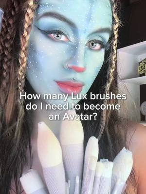 Avatar Tutorial 🩵 Some looks require 15 brushes so we thought we would throw in a Free Foundation with our 15 piece Lux Brush set, so you can experience just how good they are 😍 Whether you’re a beginner, MUA or just a makeup enthusiast, make sure all bases are covered with our Lux Brush Set. . . Durable, soft, synthetic hairs & a smooth touch handle. Which brush could you not live without?  . . #brushset #luxebrushset #luxbrushset #muabrushset #beginnerbrushset #freemakeup #avatar #avatarmakeup #avatarmakeupinspo #avatareyes 